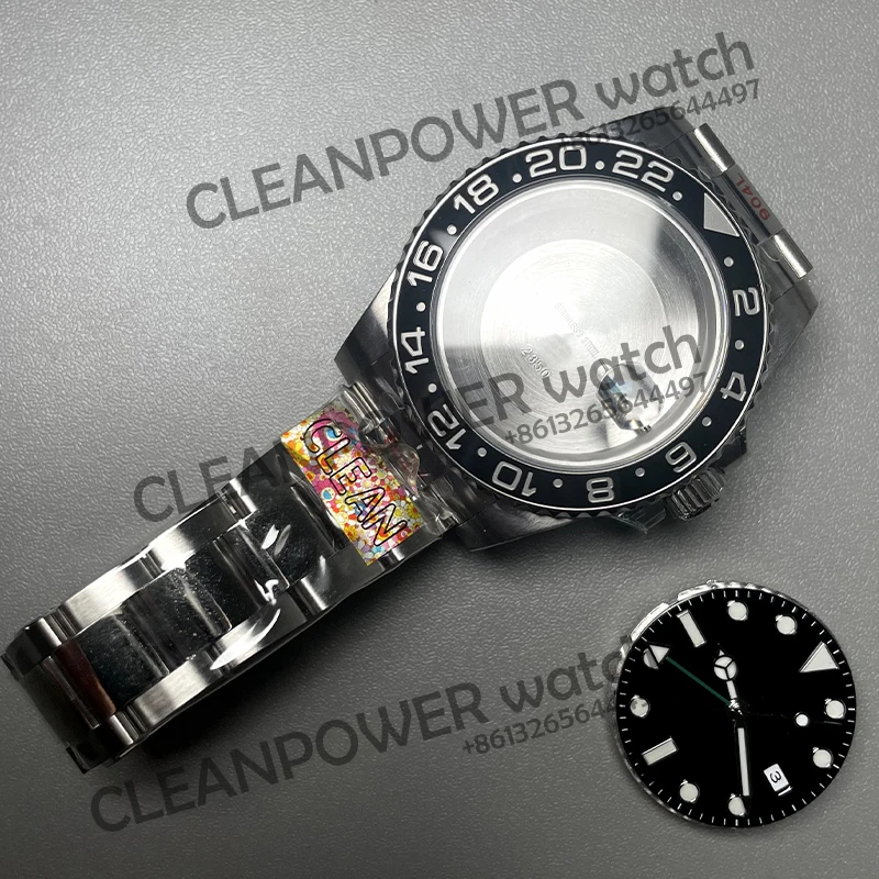 

Clean Factory Latest Version 116710 GMT-Master 2 40mm Black Bezel Perfect Quality Install VR3186 Movement 904L Steel Men's watch