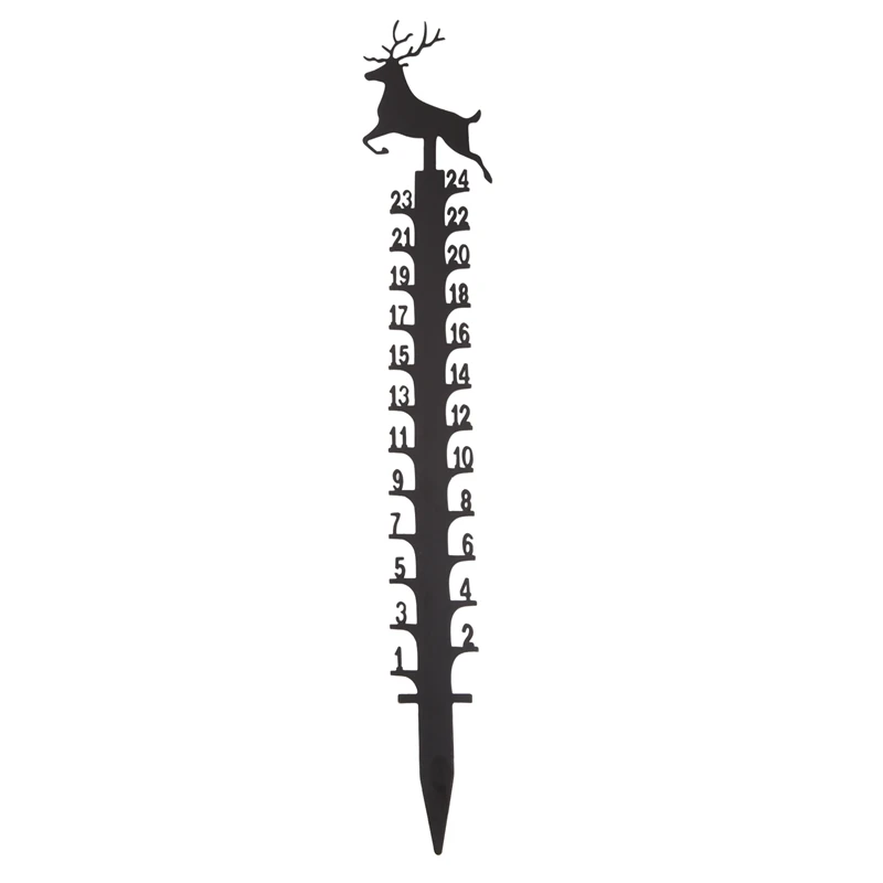 

Точечные товары, 1 шт., измеритель снега, 24 шкалы, линейка для измерения снега на улице, украшение для двора и сада, рождественские подарки, ол...