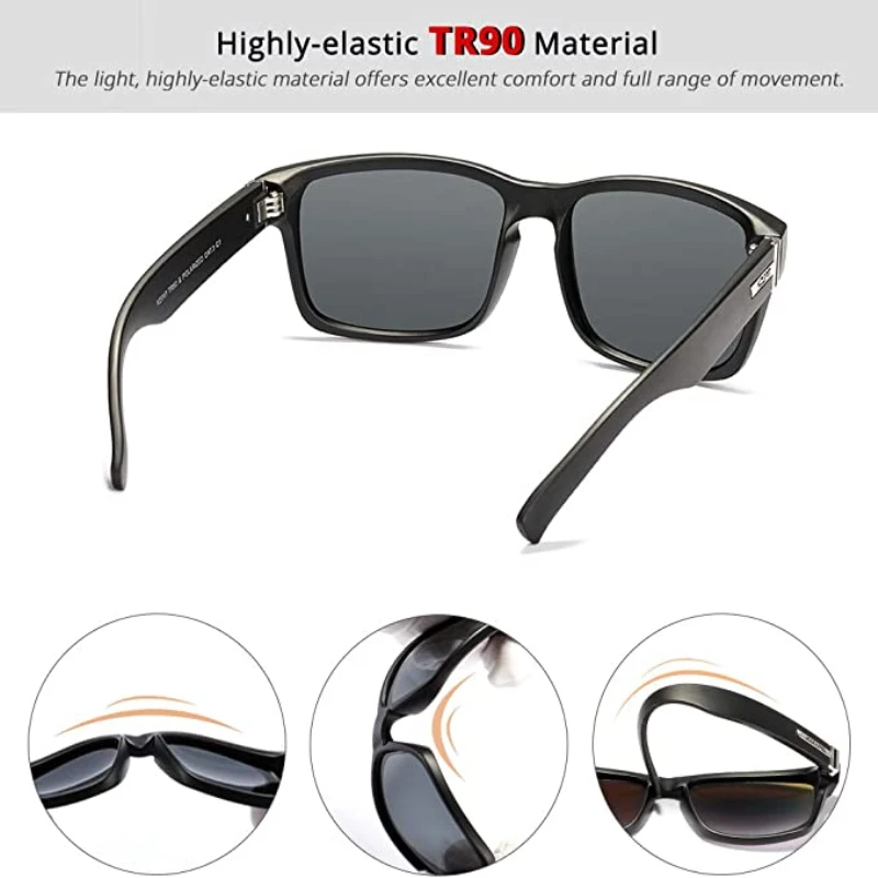 2022 поляризованные мужские солнцезащитные очки модные классические для мужчин и