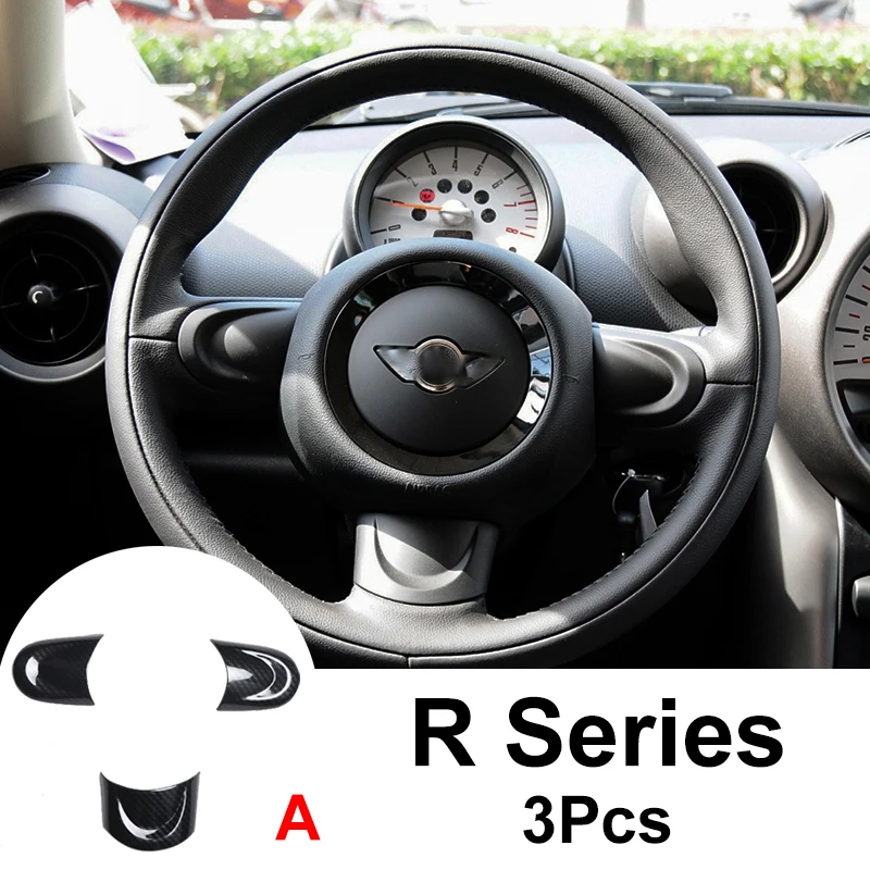 

Аксессуары для MINI Cooper S JCW R60 R61, Автомобильный руль, приборная панель, модификация двери, защитные наклейки для интерьера