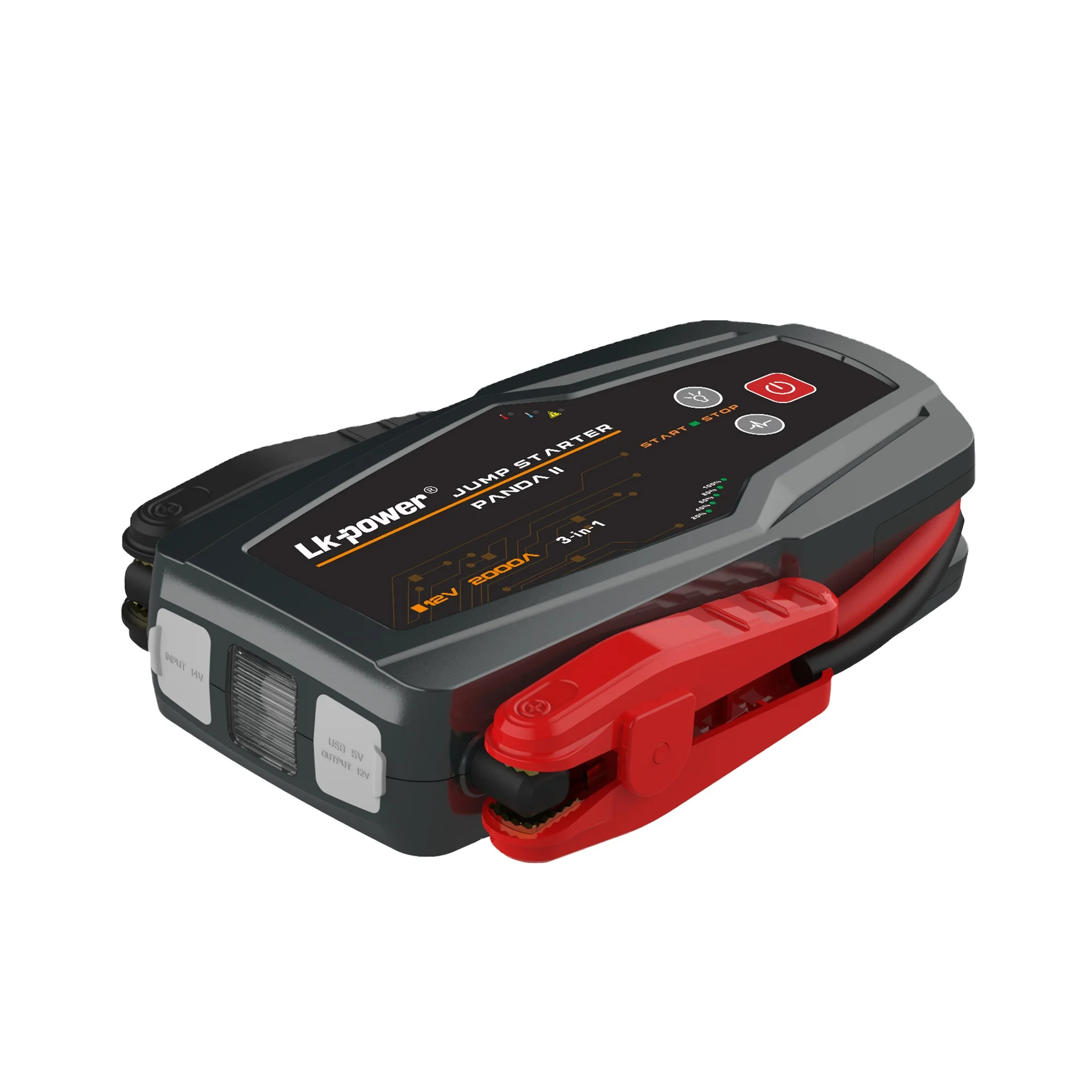 

30000mAh Multifunctional emergency starting power supply for automobile