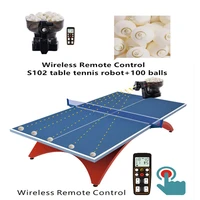 table tennis robot gift for child entertainment fitness s102 table tennis trainer with 40 pingpong balls sports accessories
