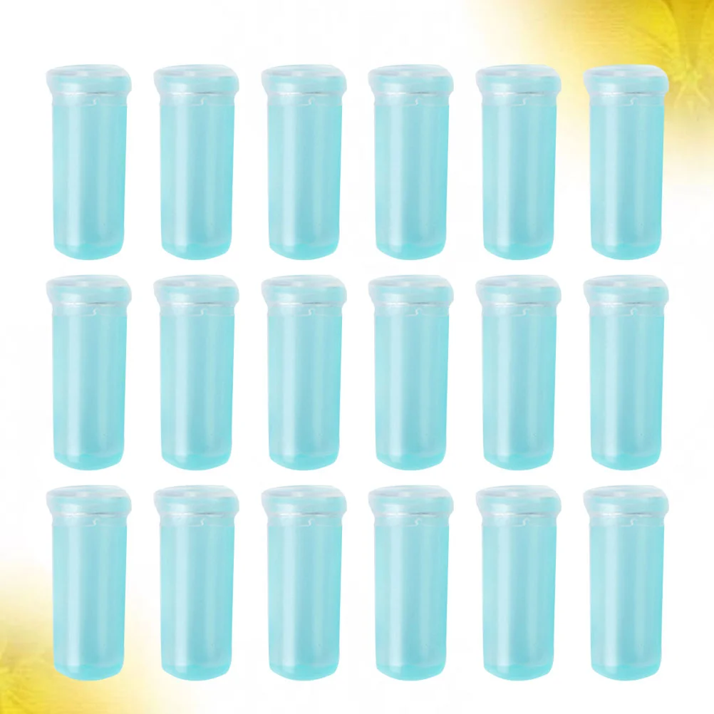 

200Pcs Floral Water Tubes Clear Floral Vials With Caps Preservation Growing Tube For Flower Arrangements 4cm