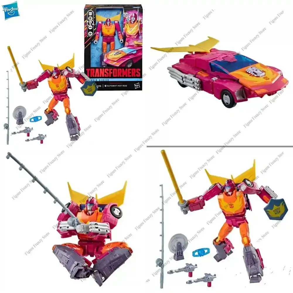 Фото Специальное предложение: Новая оригинальная коллекция Hasbro Transformers MTMTE - Hot Rod SS86 The Movie Voyager Class, фигурки для игр и коллекционирования №1