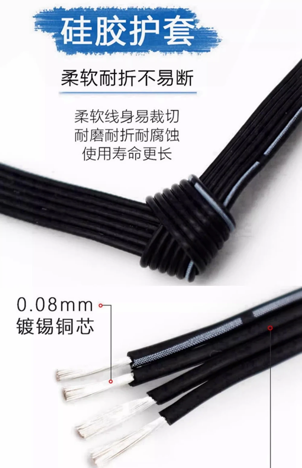 Плоский Удлинительный кабель USB 0 05 2 0-1 м штекер-гнездо передачи данных для