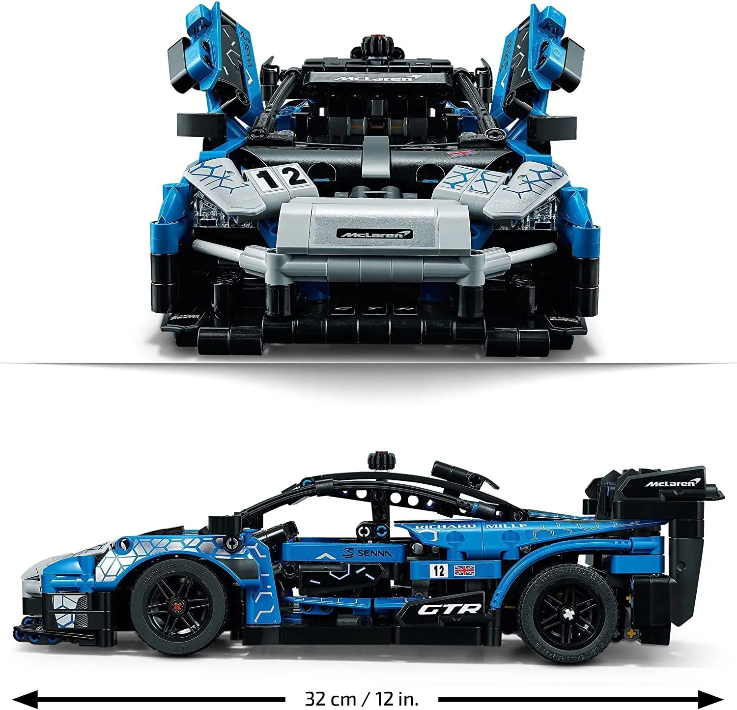 

Compatible 42123 Technical McLarens Senna GTR 830PCS Building Bricks Toys for Boys and Girls Birthday Christmas Gift for Kids
