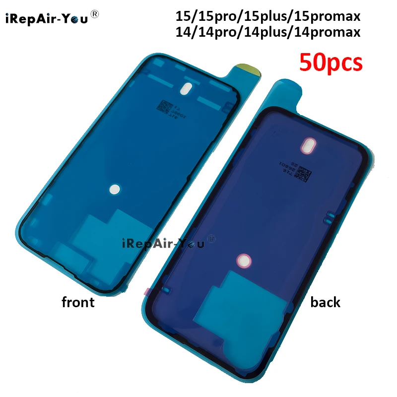 

50pcs Original LCD Display Frame Bezel Waterproof Seal Tape Glue Adhesive Sticker Repair For iPhone 14 15 Pro Max 15plus Plus
