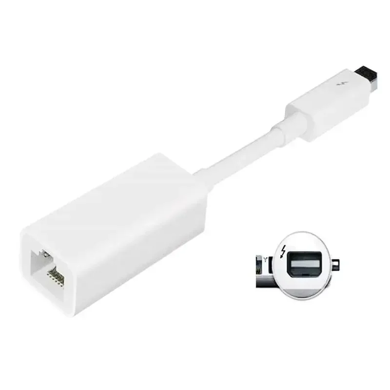 Thunderbolt 2-гигабитный Ethernet-конвертер Apple Lightning Port Converter RJ45 Проводной преобразователь