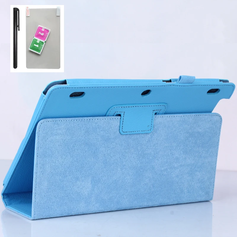 

For Lenovo A10-30F TB2 X30L X30F Tablet 10.1'' Case Delicate Kickstand PU Leather Para Cover For Lenovo Tab 2 A10-30+ Film + Pen