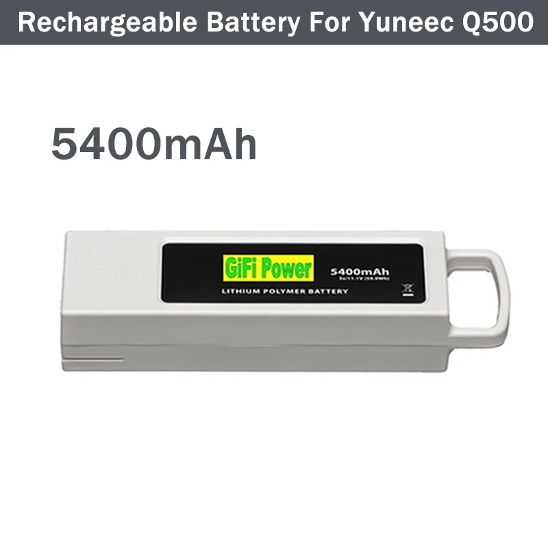 

11.1V 5400mAh For Yuneec Q500 Q500 3S Lithium RC Battery Rechargeable Battery For Yuneec Q500 Q500 RC Quadcopter