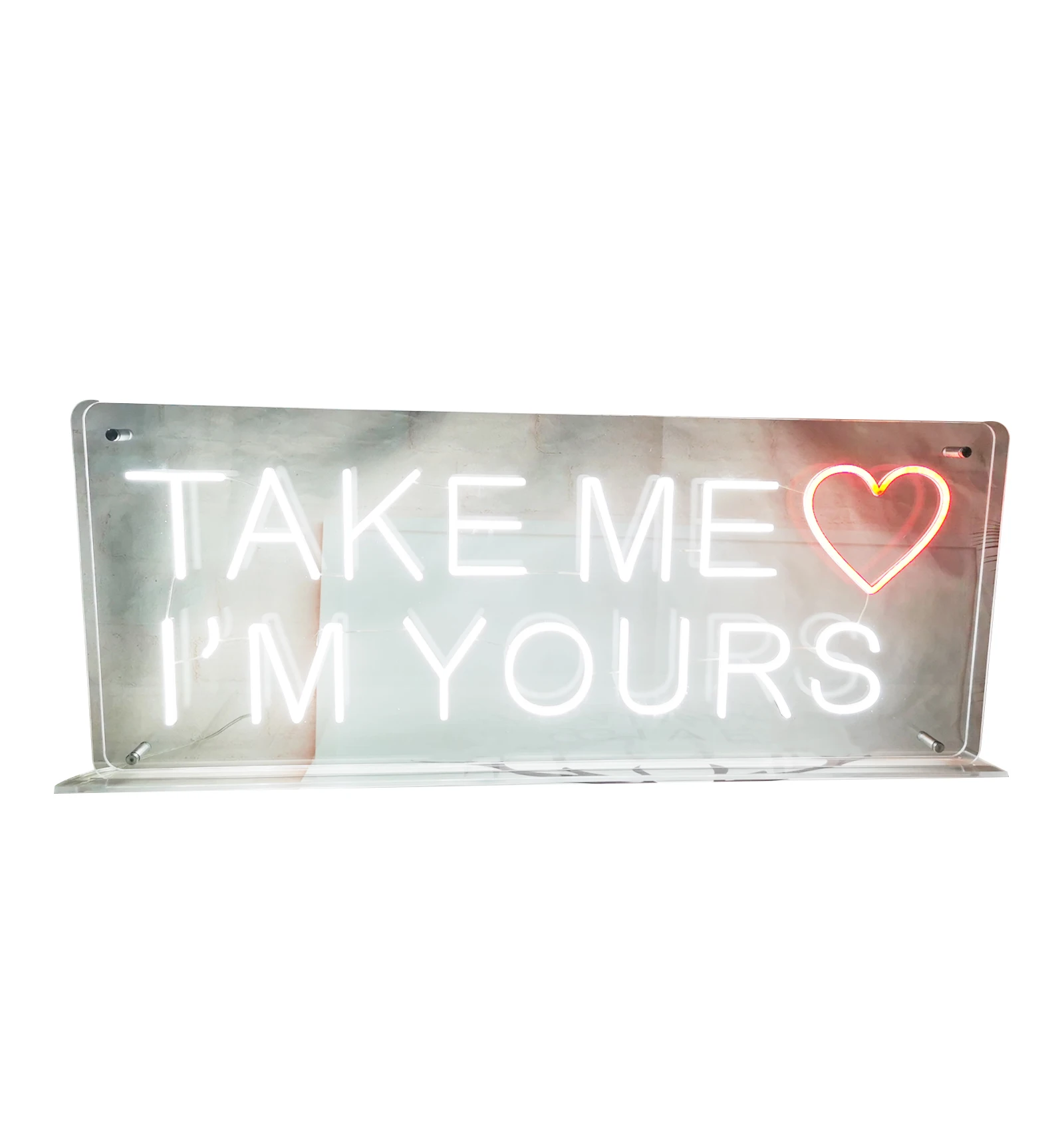 

Neon Light Adjustable Brightness Eco-Friendly Material Letter Shape Lamp Easy to Install Lighting Accessory Wall Bedroom