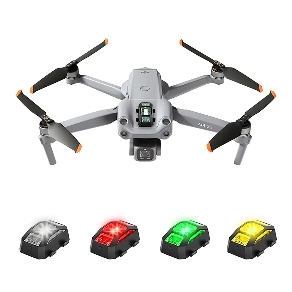 

Universal LED Anti-collision Warning Light Mini Signal Light Drone with Strobe Light 4 Colors Turn Signal Indicator Motorcycle