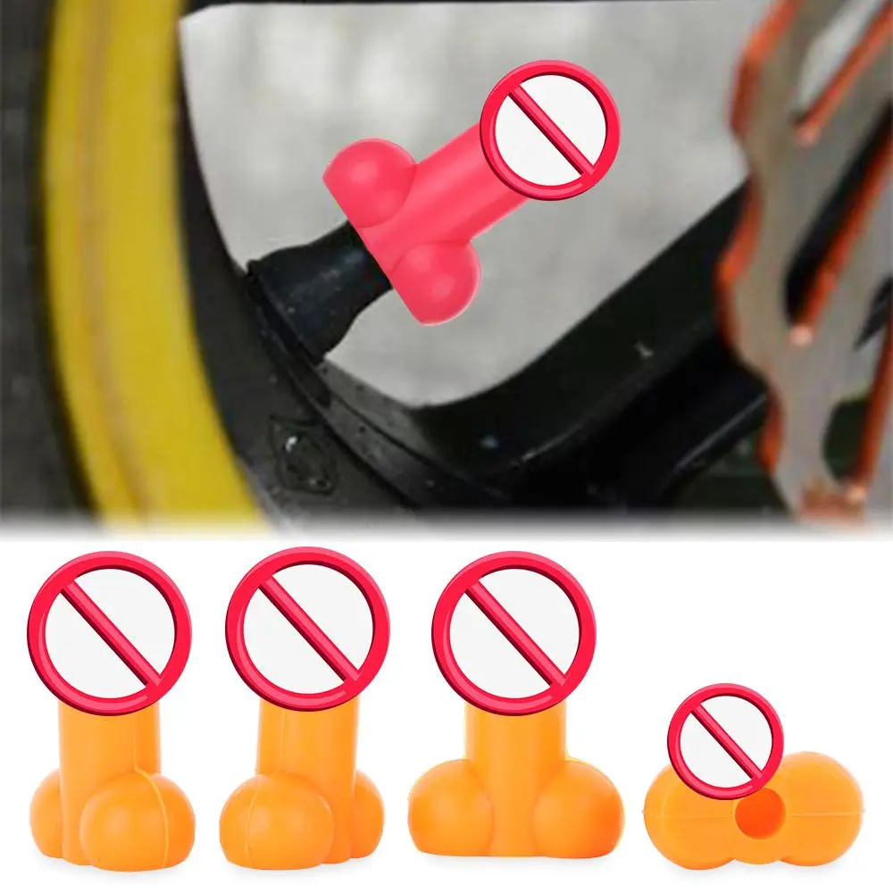 

Pranks Parties Bikes Motorcycles fits Cars Trucks Car Wheel Tire Valve Caps Luminous Tire Valve Stem Cap Prank Tire Cap