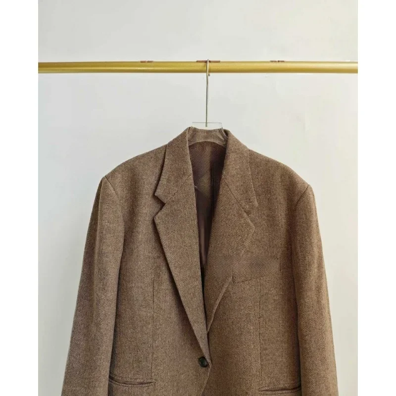 LC @ Зимняя женская тонкая куртка на одной пуговице с длинными рукавами теплое