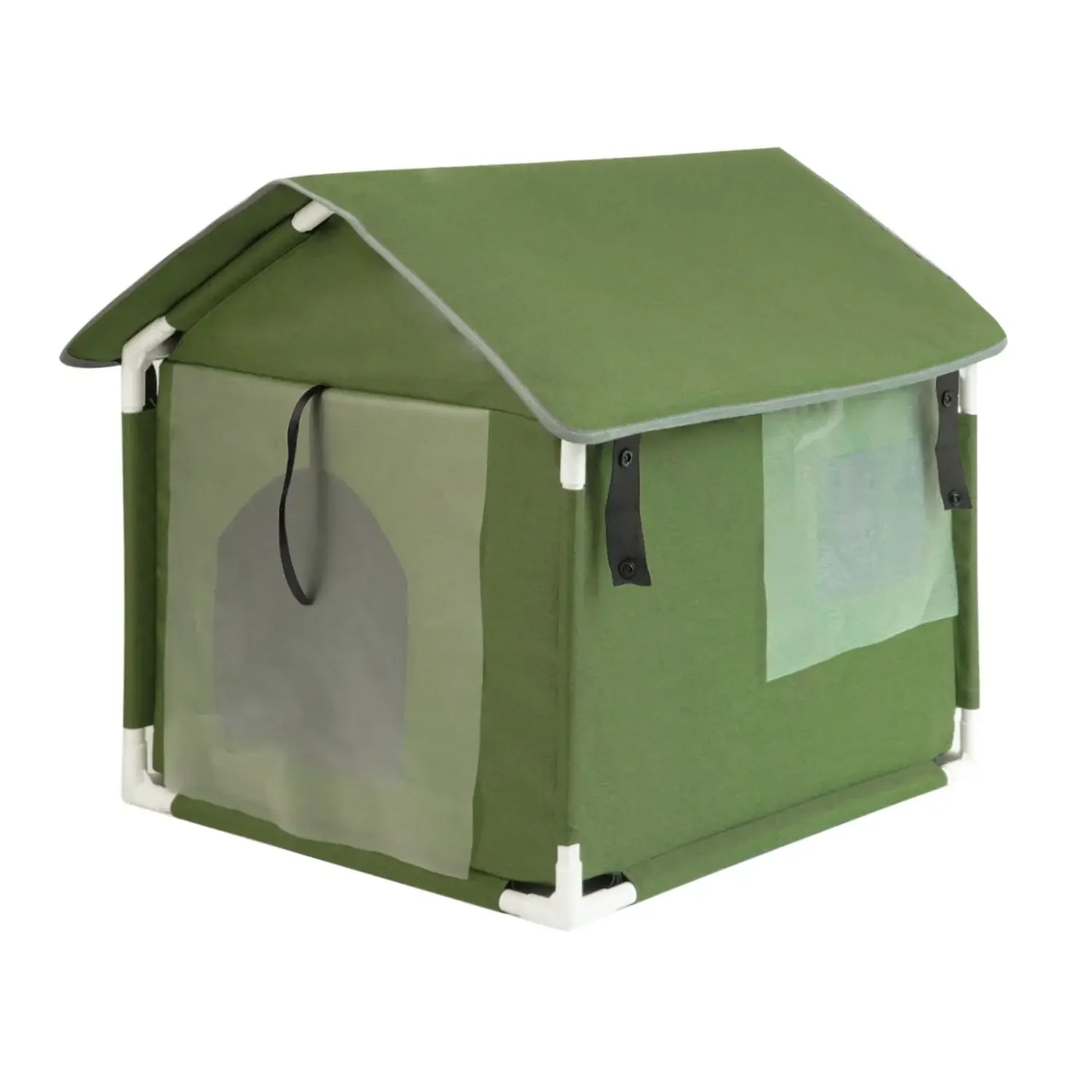 Уличный домик с подогревом для кошек на открытом воздухе укрытие от сорняков