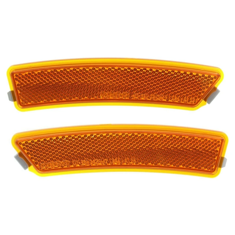 

2Pcs Front Bumper Reflector Side Marker Lights For Lincoln MKZ 2013-2016 FO1085100 / FO1084100