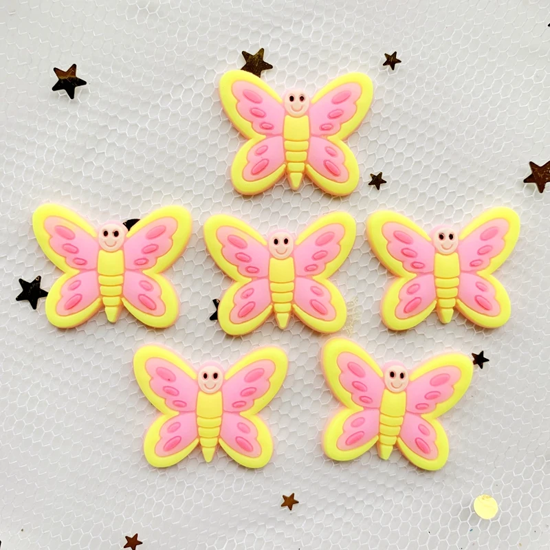 10 шт. ПВХ коврики для мышки из мягким гелем с свечение бабочки семья обои наклейка