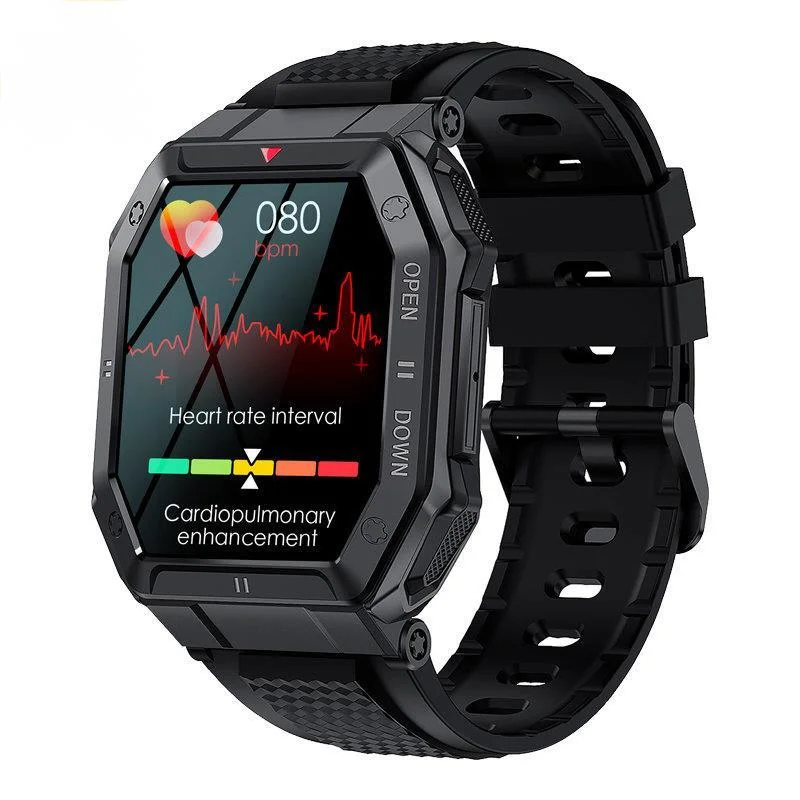 

Xiao Mi K55 1.85inch Military Smart Watch Men Bluetooth Call 350mAh 24H Healthy Monitor Outdoor IP68 Waterproof Smartwatch