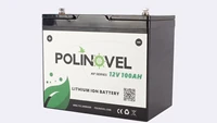 polinovel most popular lead acid replacement solar rv marine lifepo4 12v 100ah lithium battery