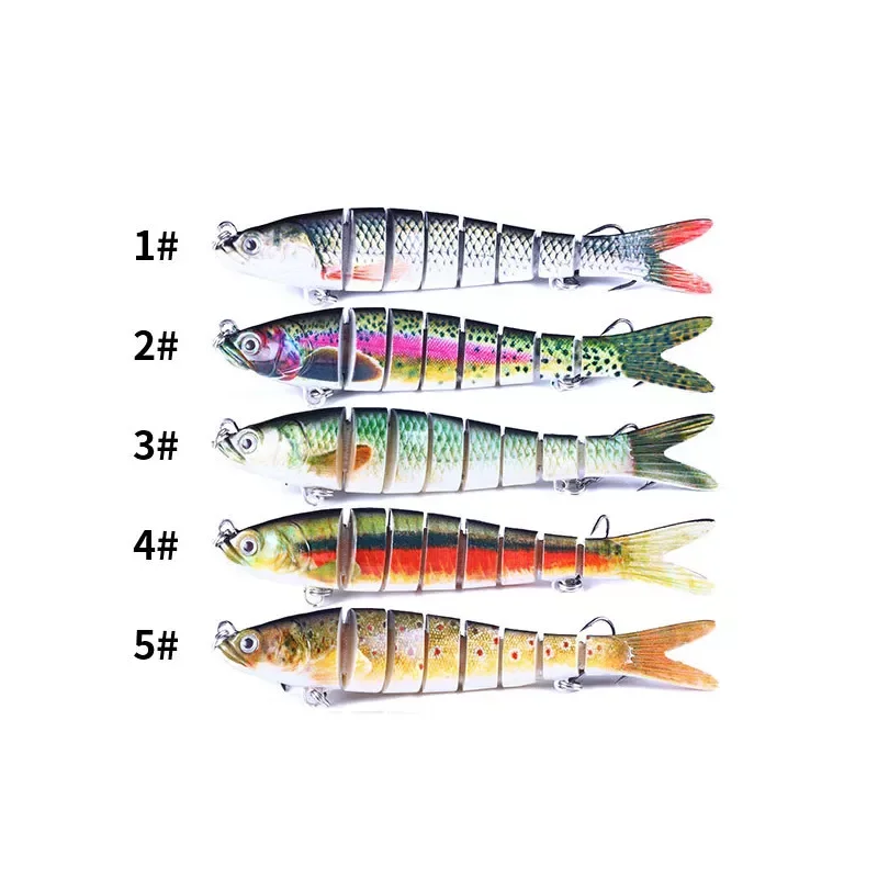 

27g 13.7cm 8 Segments Fishing Lure Lifelike Wobbler Fishing Bait Multinodal Fish Swim Bait Fishing Tackle Accessories Lures