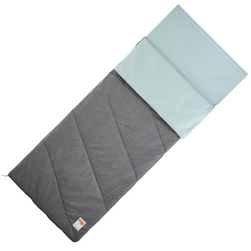 

Classy 68F Grey Cotton Sleeping Bag - Be Comfy & Cozy on Outdoor Adventures!