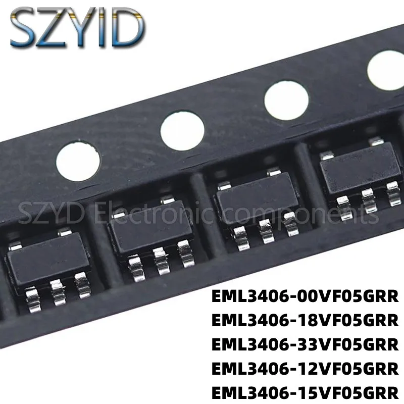 

100PCS SOT23-5 EML3406-00VF05GRR EML3406-18VF05GRR EML3406-33VF05GRR EML3406-12VF05GRR EML3406-15VF05GRR