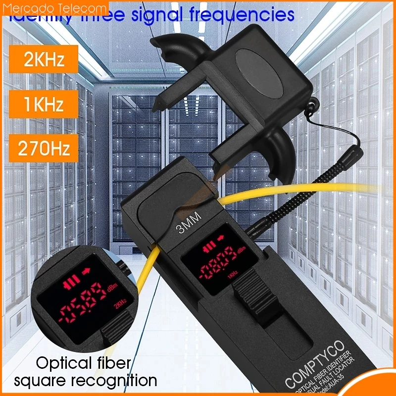 FTTH AUA-35 Optical Fiber Identifier and 10MW VFL + LED light Fiber Identifier Detector Free shipping