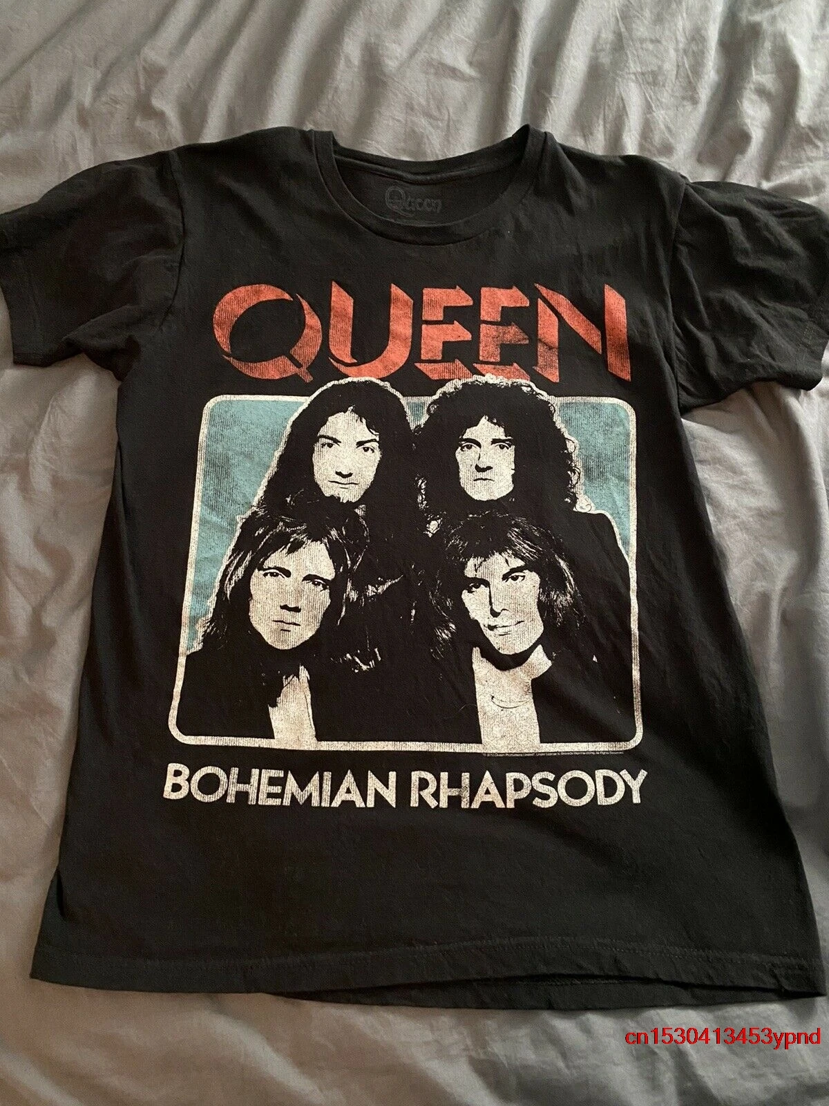 

QUEEN BOHEMIAN RHAPSODY T SHIRT MEDIUM Item Freddie Mercury Brian May man's t-shirt queen tee