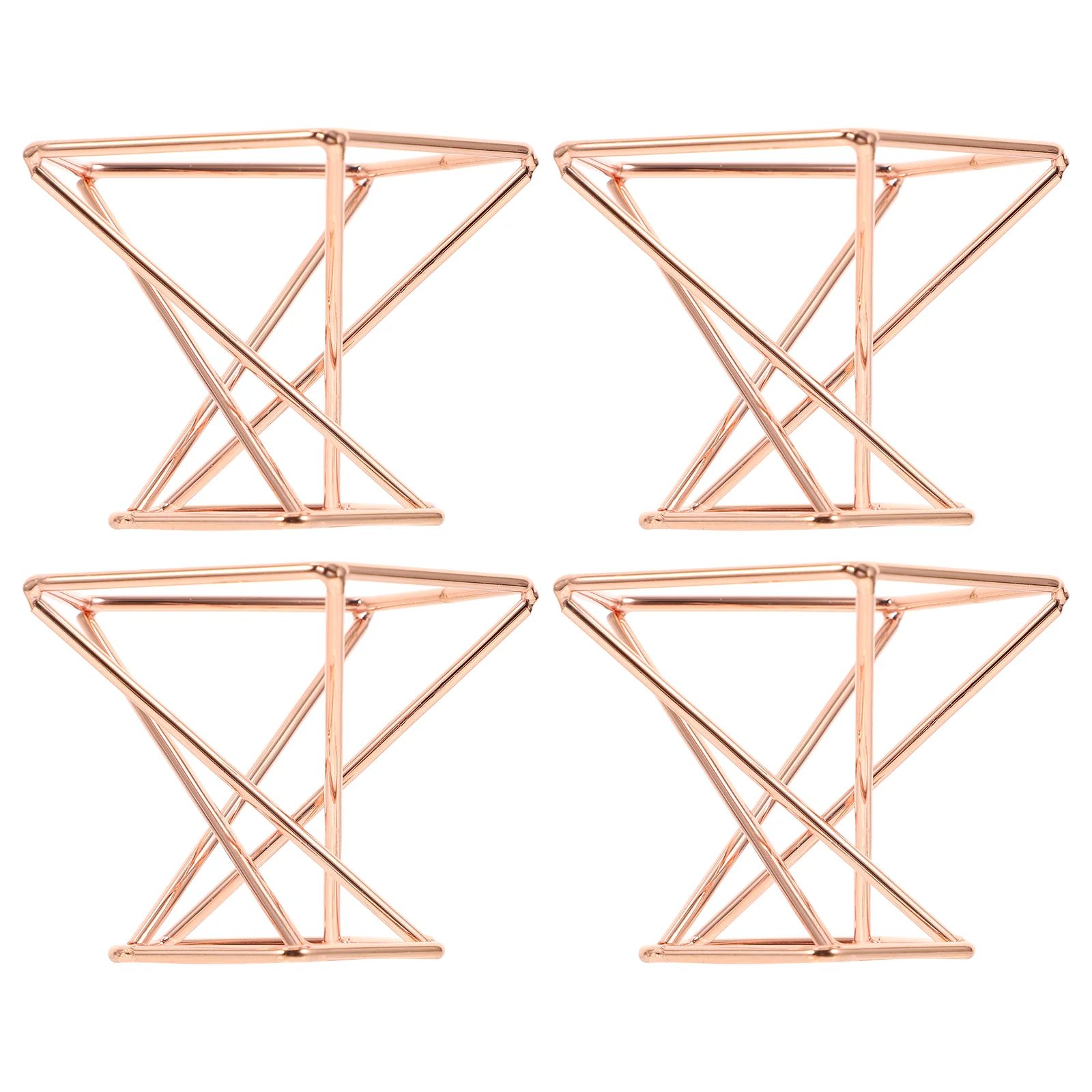 

4 Pcs Metal Air Plant Holder Geometric Planter Practical Air Plants Racks