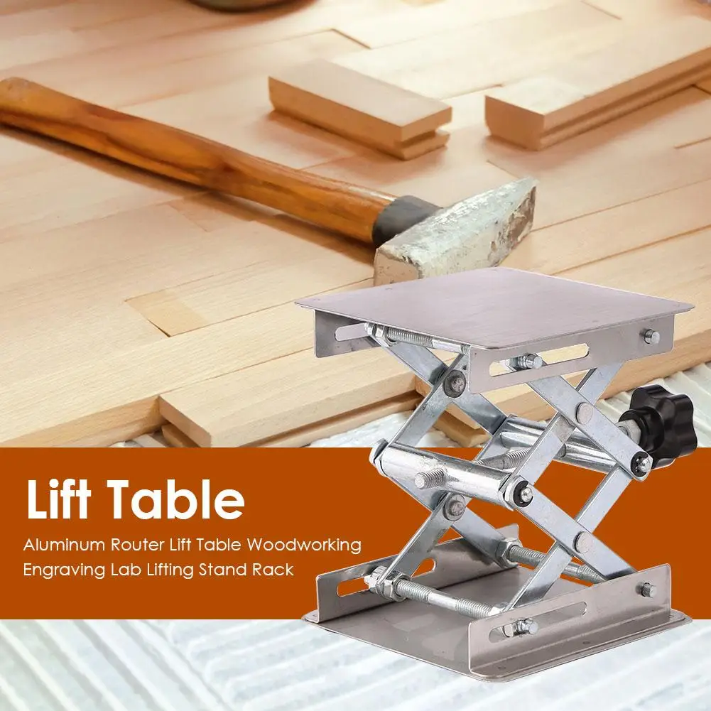 

Hot Sale Lift Table Classic Delicate Aluminum Woodworking Carving Lifting Platform Worktable Woodworking Benches