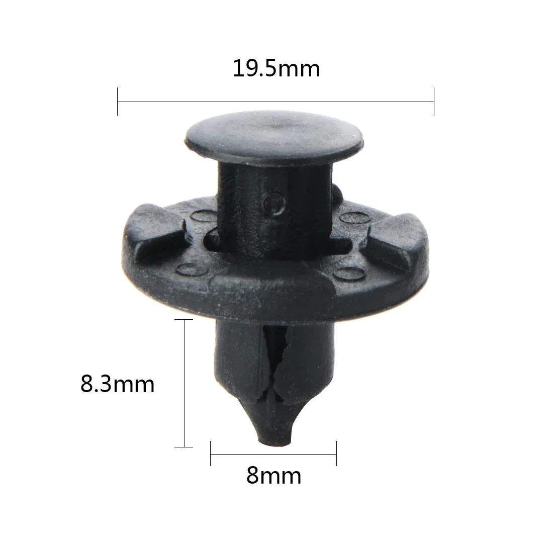 

100 шт. 9 мм 8 мм 7 мм автомобильные крепежные зажимы для бампера, двери, панели, крыла, вкладыша, клипсы, фиксаторы, пластиковые заклепки для кузова автомобиля