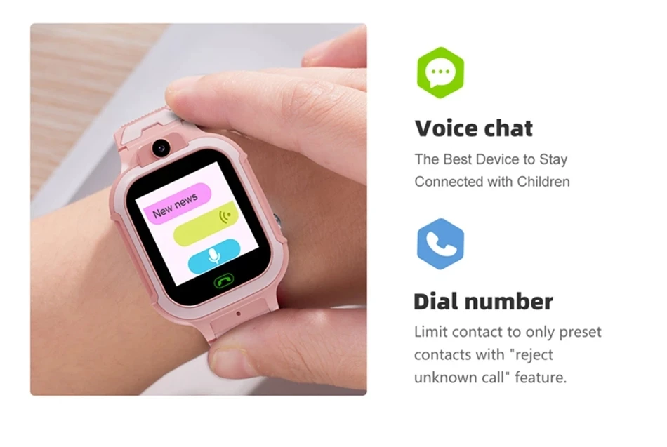 2022 Новые детские умные часы с GPS и HD-камерой, поддержка 4G Sim-карты, звонки, умные часы с WiFi-позиционированием для iPhone Huawei, ребенка ребенка+коробка.