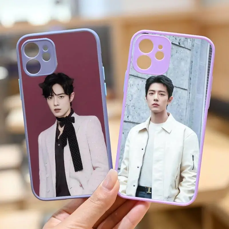 

Xiaozhan Phone Case For IPhone 12 11 13 14 Pro Max XR XS Max X SE2020 7 8 PlusHard Shockproof Purple Case