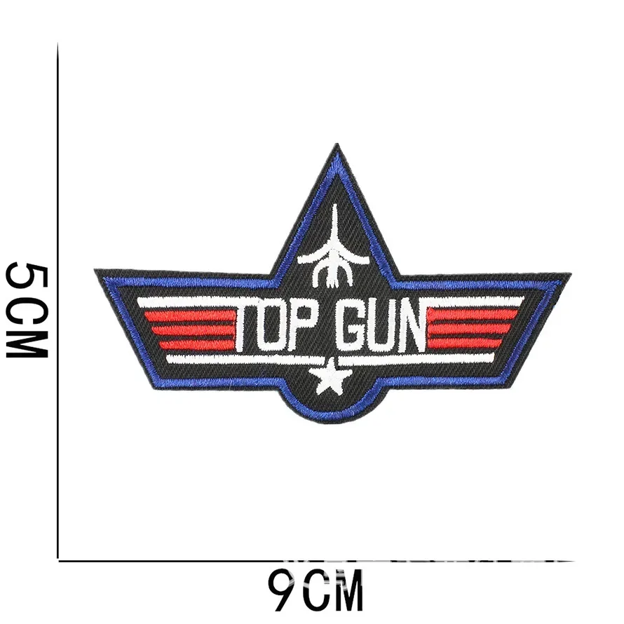 Фото VF-1 авиационный пилот TOPGUN Top Gun вышитая тканевая наклейка американская повязка на руку военный болельщик моральный значок №3