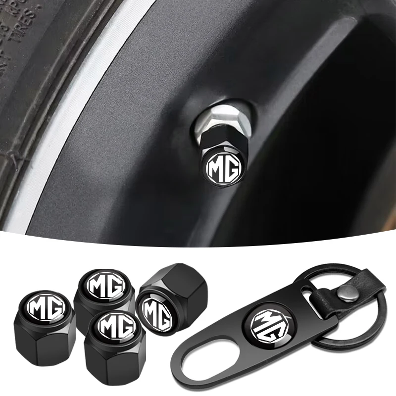 Новинка, 1 комплект автомобильных колпачков от пыли в шинах, крышка клапана, брелок, автомобильные аксессуары для MG GT EZS Hevtor MG3 MG5 MG6 MG7 TF ZR ZS ES HS GS