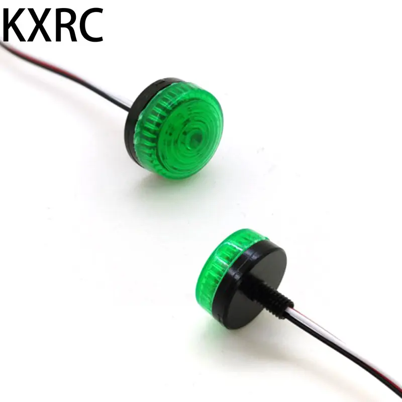 

LED Rotating Light Engineering Lamp Police Lights for 1/14 Tamiya RC Truck Trailer Scania Benz Actros Volvo MAN LESU Car Parts