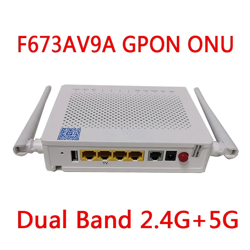 GPON ONU двухдиапазонный f673av9 f673av9a 4Ge Lan 5G AC WiFi ont FTTH оптоволоконная английская
