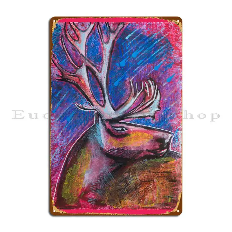 

Металлический знак в виде оленя