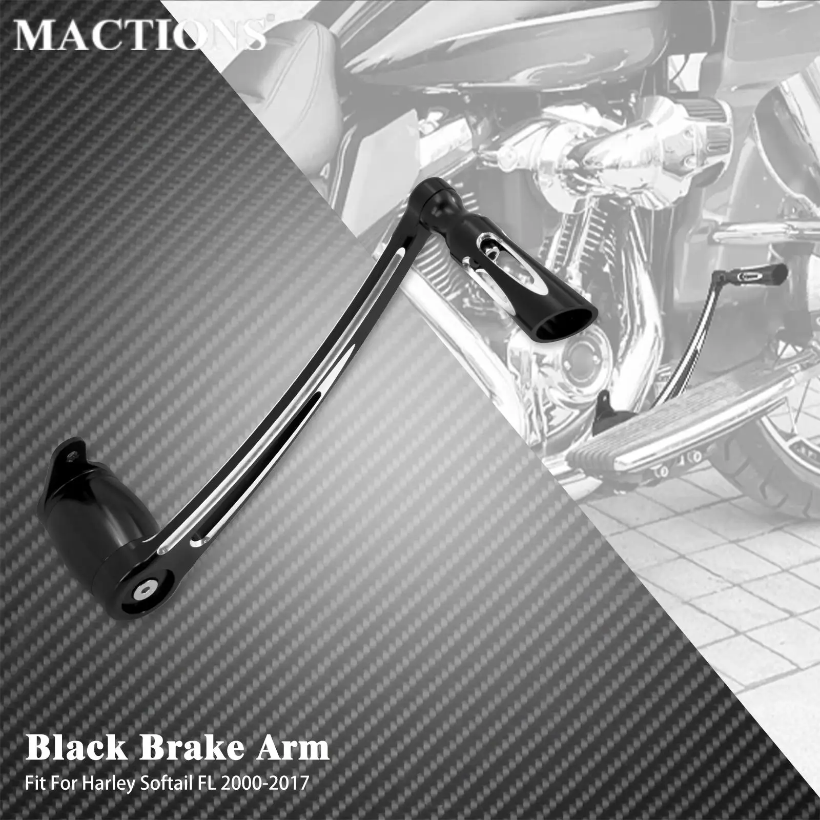 For Harley Softail Fl Fat Boy Heritage Touring 2000-2017 Gear Lever Pegs