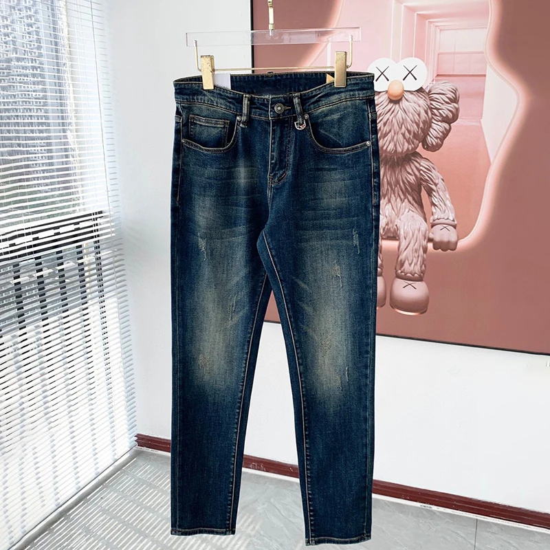 

TB THOM Pants 2023 New Korea Fashion Jeans Men Four Seasons Match Jeans High Quality Denim Trousers Causal Designer Men's Jeans