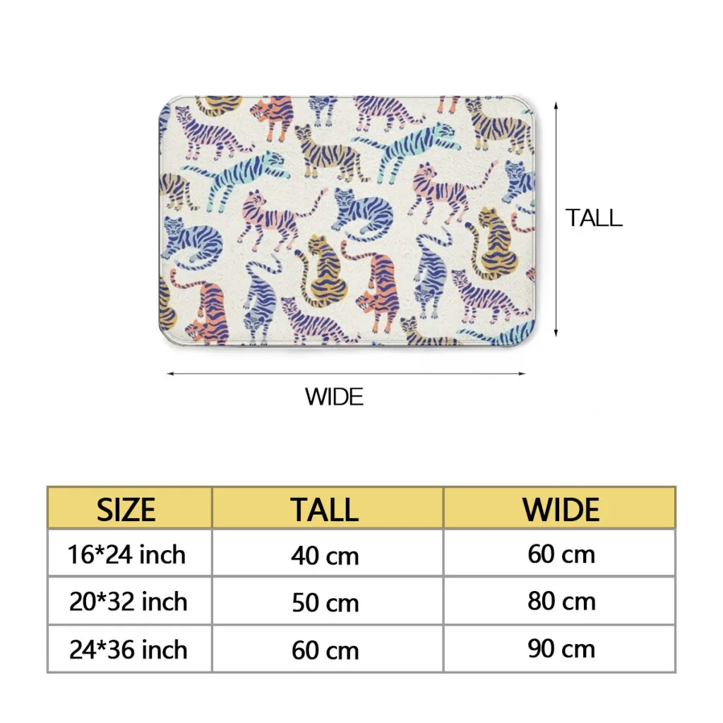 Коллекция Tiger-палитра Индиго простой кухонный коврик коврики для ног гостиной