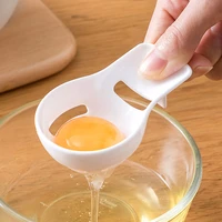 kitchen creative egg yolk white separator with bowl edge silicone buckle egg separator dining cooking kitchen accessiories