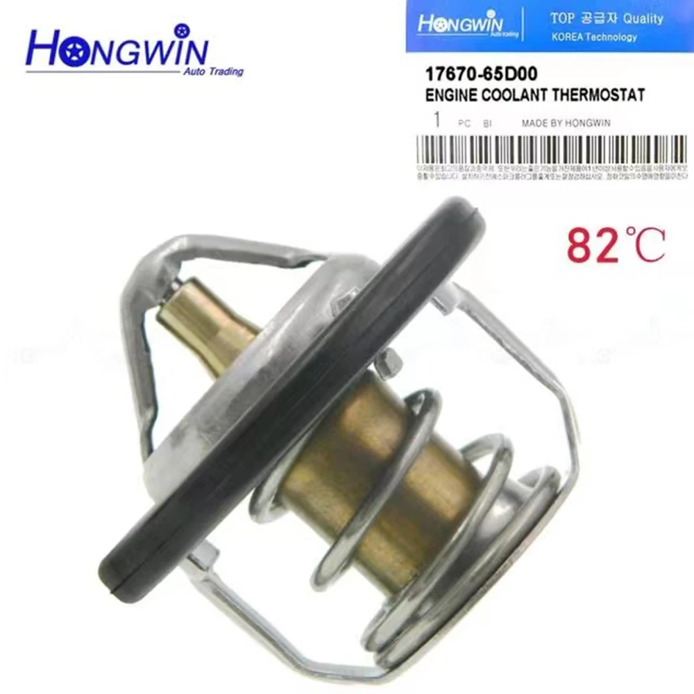 

Coolant Engine Thermostat (82C) For Suzuki Aerio 2.0L 2.3L 2002 2003 2004 2005 2006 2007 SX4 07-2009 OEM# 17670-65D00 1767065D00