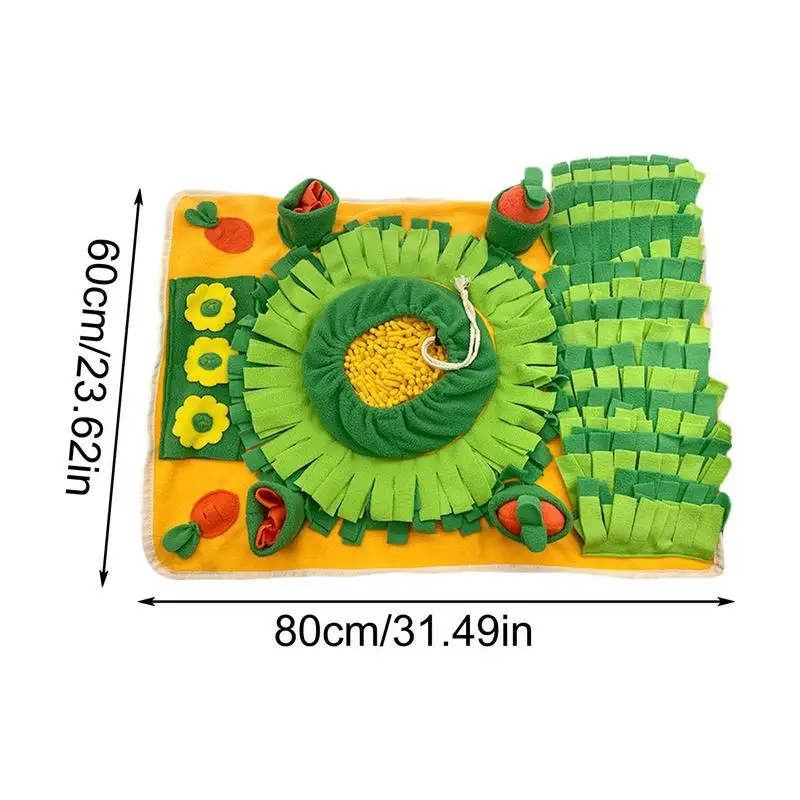 Коврик для кормления собак нескользящий не вытягивающий моркови