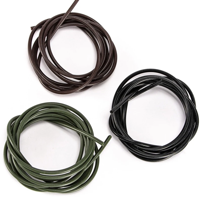 

2pcs 1.5m Carp Fishing Soft Silicon Rig Tubing Fishing Anti Tangle Rig Tube