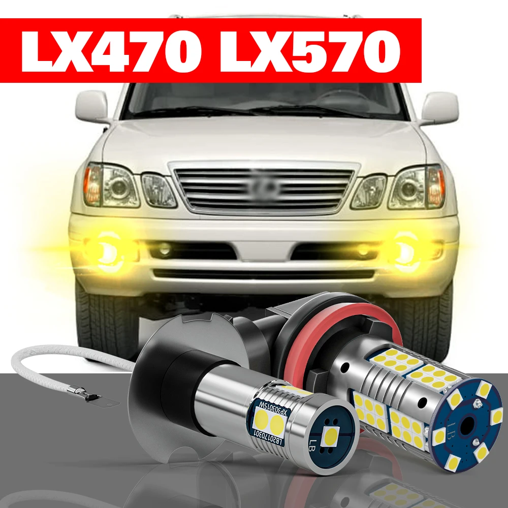 Для Lexus LX470 LX570 1998-2015 2 шт. светодиодные противотуманные фары аксессуары 2003 2004 2005 2006