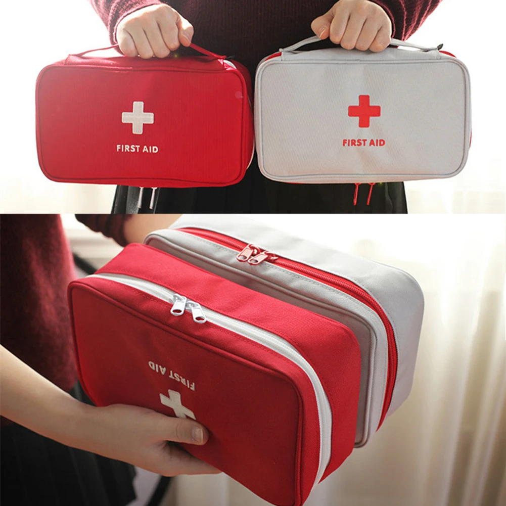

Empty Large First Aid Kits Portable Outdoor Survival Emergency Bags Waterproof Fabric Big Capacity Home/Car Medical Package