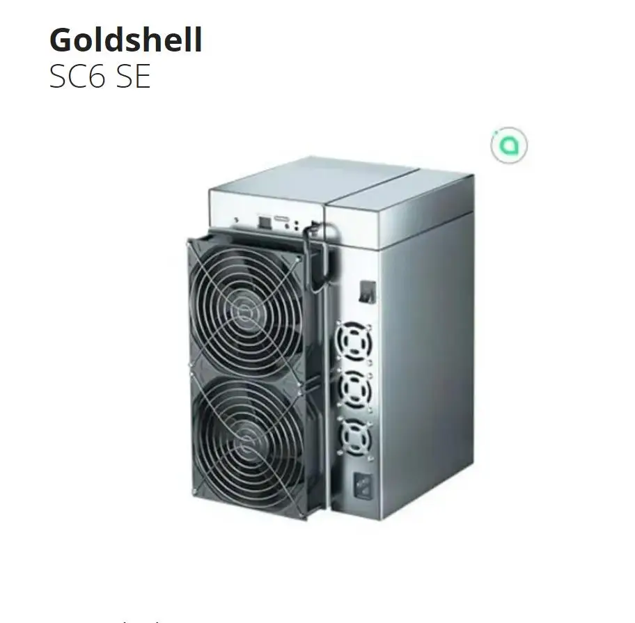 

New Release Goldshell SC6 SE 17Th/s 3300W Ethernet Asic Miner SC6 SE With Power Supply Included