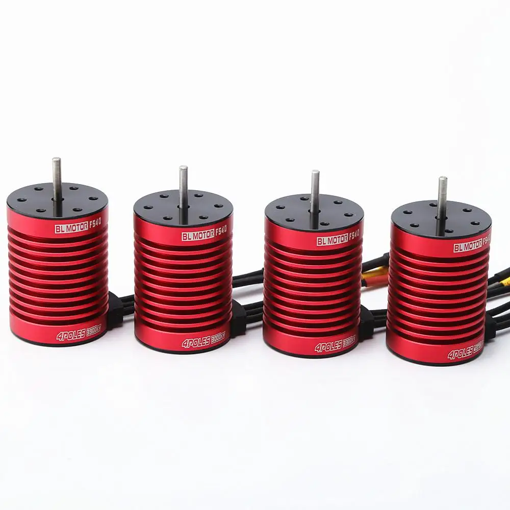 

Upgrade Waterproof F540 3000kv 3300kv 3900kv 4370kv Brushless Motor For 1/10 Rc Car Redcat Electric Volcano Epx Pro Blackout Xte