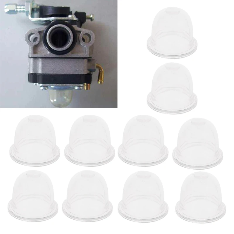 

10Pcs 17mm Carburetor Carb Primer Bulb Cap Fuel Pump For Chainsaw Blower Trimmer KXRE
